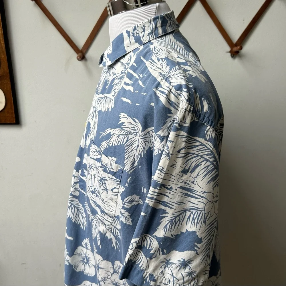 J. Crew Tropical Floral Hawaiian Shirt